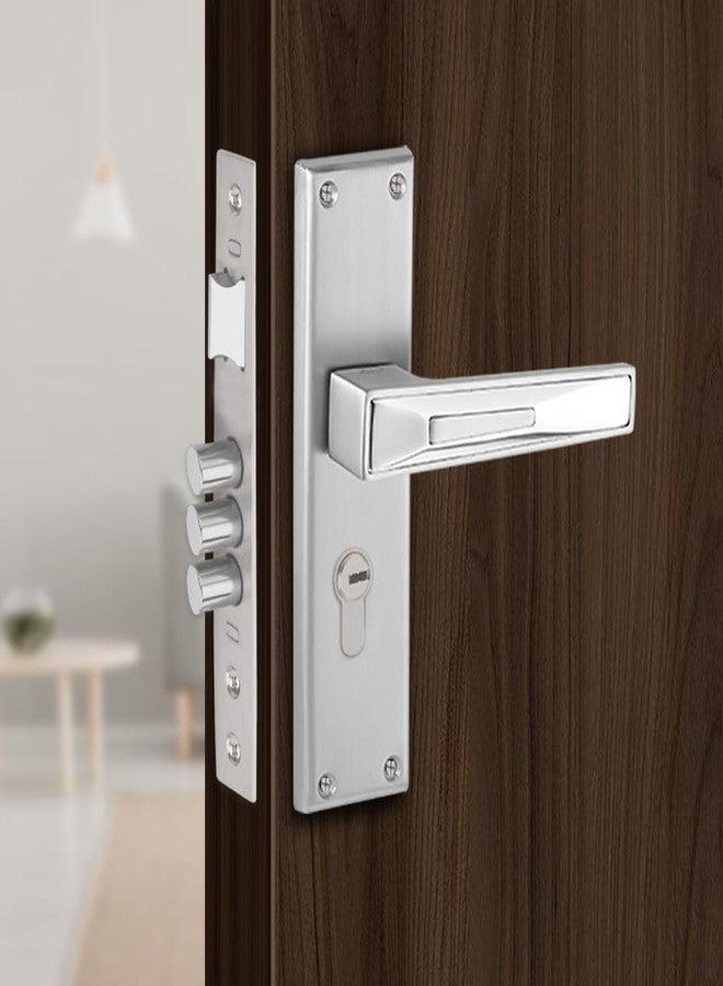 Link Axen Mortise Lock |for Main & Internal Door in Home, Office, Hotel | 8 Inches Heavy Duty Handle Set with Both Side Key Access, 3 Keys |SS Finish|2 Years Warranty - Image 1